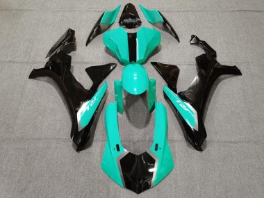 Buy 2015-2019 Yamaha YZF 1000 R1 Motorcycle Fairings - Turquoise Blue Glossy Black Canada