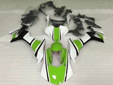 Buy 2020-2025 Yamaha YZF 1000 R1 Motorcycle Fairing - White Green Glossy Black Canada