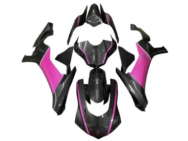 Buy 2020-2025 Yamaha YZF 1000 R1 Motorcycle Fairings - Faux Carbon Fiber Pink Canada