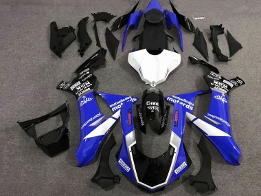 Buy 2020-2025 Yamaha YZF 1000 R1 Motorcycle Fairings - Blue White Glossy Black Sam Canada