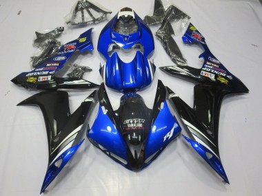 Buy 2004-2006 Yamaha YZF 1000 R1 Motorcycle Fairings - Blue White Silver Black GYTR Yamalube Dunlop Canada