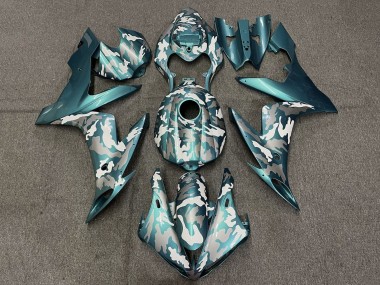 Buy 2004-2006 Yamaha YZF 1000 R1 Motorcycle Fairings - Teal Green White Grey Camouflage Canada