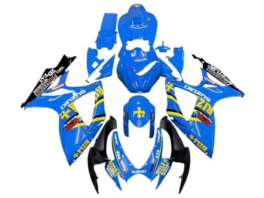 Buy 2006-2007 Suzuki GSXR 600 / GSXR 750 Motorcycle Fairings - Blue Yellow Black Rizla Canada