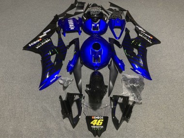 Buy 2008-2016 Yamaha YZF R6 Motorcycle Fairings - Blue Black ENEOS Monster 46 Canada