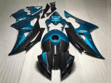 Buy 2008-2016 Yamaha YZF R6 Motorcycle Fairings - Blue Carbon Fiber Style Canada