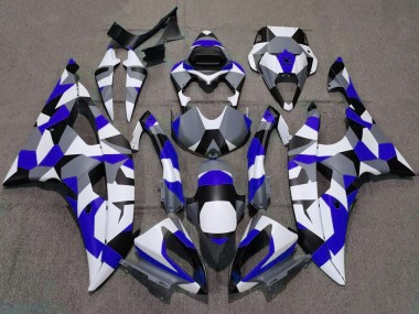 Buy 2008-2016 Yamaha YZF R6 Motorcycle Fairings - White Blue Grey Black Camouflage Canada