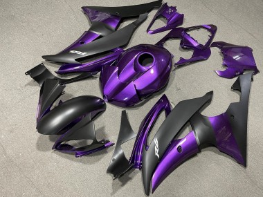 Buy 2008-2016 Yamaha YZF R6 Motorcycle Fairing - Purple Matte Black Canada