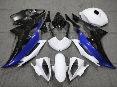 Buy 2008-2016 Yamaha YZF R6 Motorcycle Fairing - White Blue Glossy Black Canada