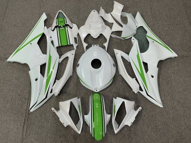 Buy 2008-2016 Yamaha YZF R6 Motorcycle Fairing - White Green Canada