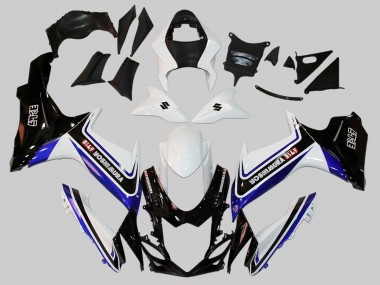 Buy 2011-2024 Suzuki GSXR 600/750 Motorcycle Fairings - White Blue Black Alstare Canada