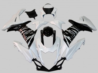 Buy 2011-2024 Suzuki GSXR 600/750 Motorcycle Fairing - White Glossy Black Canada