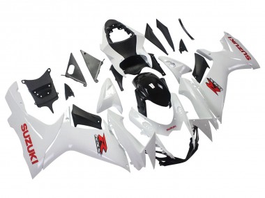 Buy 2011-2024 Suzuki GSXR 600/750 Motorcycle Fairings - White Glossy Black Red Decal Canada