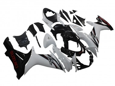 Buy 2011-2024 Suzuki GSXR 600/750 Motorcycle Fairings - White Glossy Black Canada