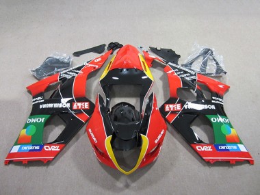 Buy 2003-2004 Suzuki GSXR 1000 Motorcycle Fairings - Red Yellow Green Black Canada