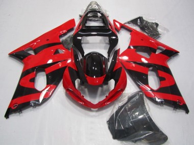 Buy 2001-2003 Suzuki GSXR 750 Motorcycle Fairings - Red Glossy Black Canada