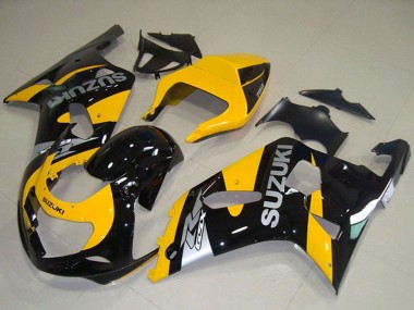 Buy 2001-2003 Suzuki GSXR 750 Motorcycle Fairings - Yellow Black Canada