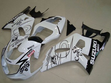 Buy 2001-2003 Suzuki GSXR 750 Motorcycle Fairings - White Black Alstare Corona Extra Motul Canada