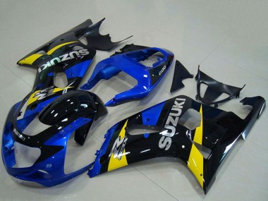 Buy 2001-2003 Suzuki GSXR 750 Motorcycle Fairings - Blue Yellow Glossy Black Canada