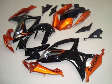 Buy 2006-2007 Suzuki GSXR 750 Motorcycle Fairings - Orange Glossy Black Canada