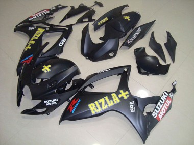 Buy 2006-2007 Suzuki GSXR 750 Motorcycle Fairings - Matte Black Yellow Rizla Motul Canada
