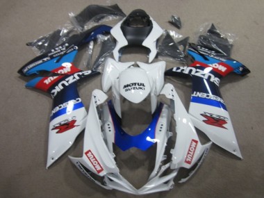 Buy 2011-2024 Suzuki GSXR 750 Motorcycle Fairings - White Blue Motul Canada
