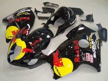 Buy 1996-2007 Suzuki GSXR 1300 Hayabusa Motorcycle Fairings - Glossy Black Yellow Red Bull Canada