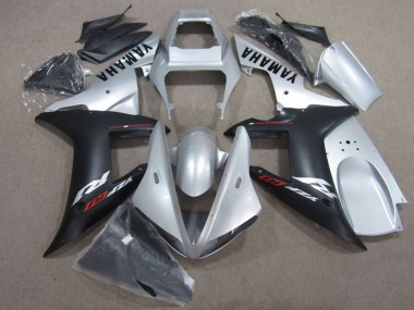 Buy 2002-2003 Yamaha YZF R1 Motorcycle Fairing Kits - Silver Matte Black Canada