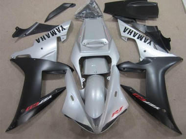 Buy 2002-2003 Yamaha YZF R1 Motorcycle Fairing - Silver Matte Black Canada