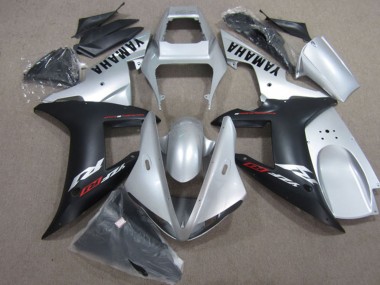 Buy 2004-2006 Yamaha YZF R1 Motorcycle Fairings - Silver Matte Black Canada
