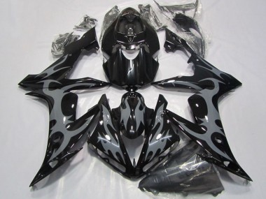 Buy 2004-2006 Yamaha YZF R1 Motorcycle Fairings - Glossy Black Grey Flame Canada