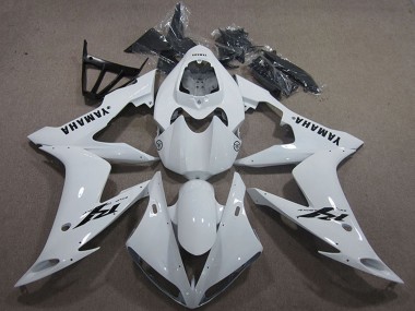 Buy 2004-2006 Yamaha YZF R1 Motorcycle Fairings - White Black Decal Canada