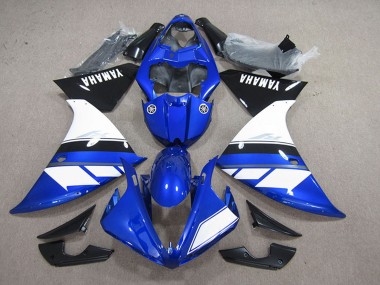 Buy 2012-2014 Yamaha YZF R1 Motorcycle Fairing - Blue White Glossy Black Canada