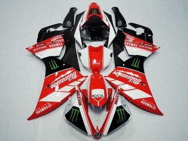 Buy 2012-2014 Yamaha YZF R1 Motorcycle Fairings - White Grey Glossy Black Green Monster Milwaukee Maxxis Rocol Canada