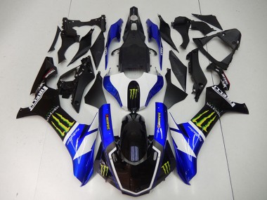 Buy 2015-2019 Yamaha YZF R1 Motorcycle Fairings - Blue White Glossy Black Green Monster Canada