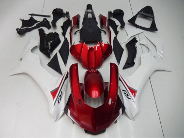Buy 2015-2019 Yamaha YZF R1 Motorcycle Fairing - White Red Black Canada