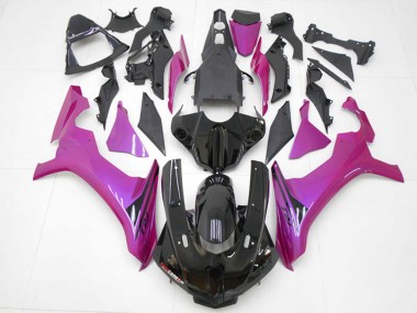 Buy 2015-2019 Yamaha YZF R1 Motorcycle Fairings - Glossy Black Pink Canada