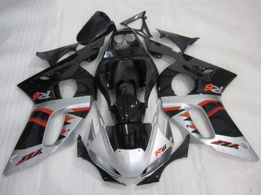Buy 1998-2002 Yamaha YZF R6 Motorcycle Fairings - Silver Red Glossy Black Canada