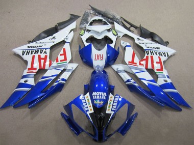 Buy 2008-2016 Yamaha YZF R6 Motorcycle Fairings - White Blue Red Fiat Motul Michelin 46 Canada
