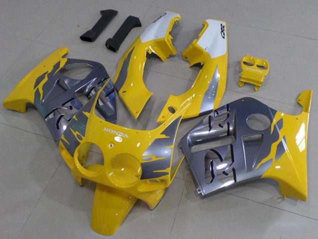 Buy 1988-1989 Grey Yellow Honda CBR250RR MC19 Motorbike Fairing Kits Canada Buy 1988-1989 Grey Yellow Honda CBR250RR MC19 Motorbike Fairing Kits Canada