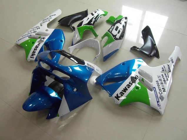 Buy 1994-1997 Light Blue White Kawasaki ZX9R Moto Fairings Canada