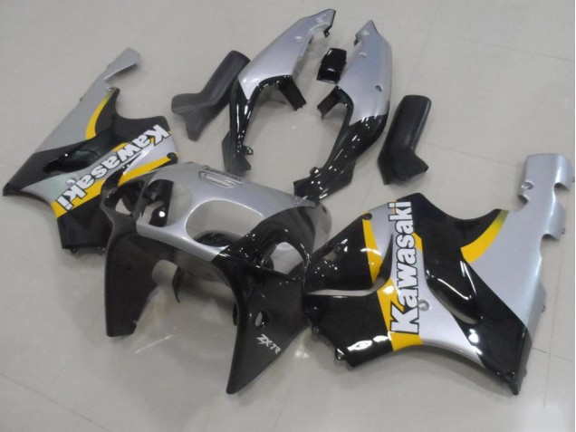 Buy 1996-2003 Silver and Black Kawasaki ZX7R Motorcylce Fairings Canada