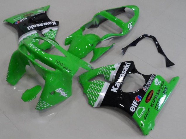 Buy 1998-1999 Green Black Kawasaki ZX6R Motorbike Fairing Canada Buy 1998-1999 Green Black Kawasaki ZX6R Motorbike Fairing Canada