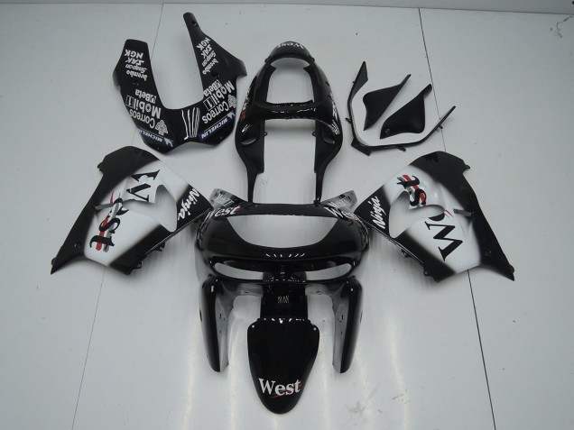 Buy 1998-1999 Black West Kawasaki ZX9R Bike Fairing Canada Buy 1998-1999 Black West Kawasaki ZX9R Bike Fairing Canada