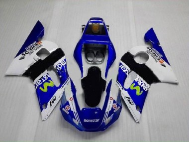 Buy 1998-2002 Blue Green White Yamaha YZF R6 Motorbike Fairing Canada