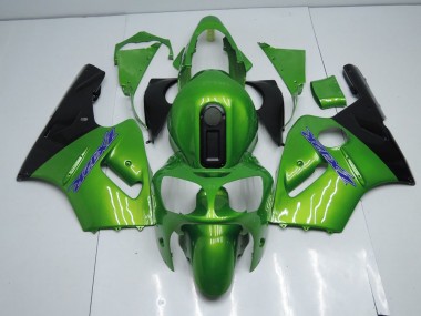 Buy 2000-2001 Green and Black Kawasaki ZX12R Motorcycle Fairing Kits Canada