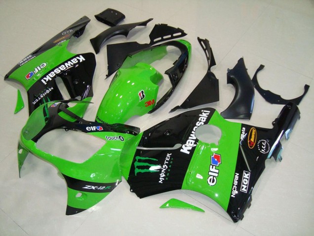 Buy 2000-2001 Green Monster Kawasaki ZX12R Motorcycle Fairing Kit Canada