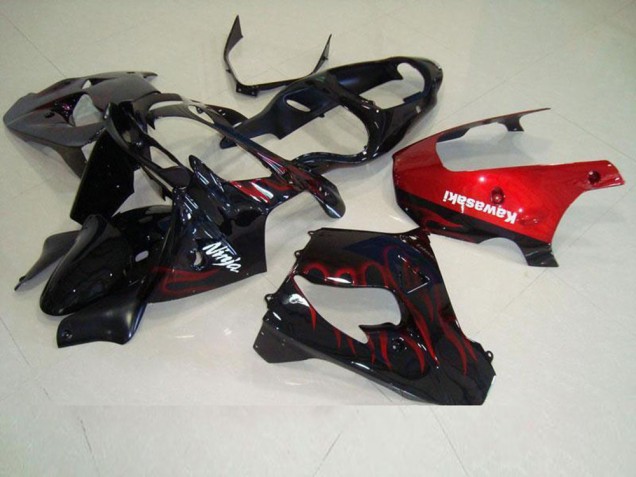 Buy 2000-2001 Red Flame Kawasaki ZX9R Motorbike Fairing Canada Buy 2000-2001 Red Flame Kawasaki ZX9R Motorbike Fairing Canada