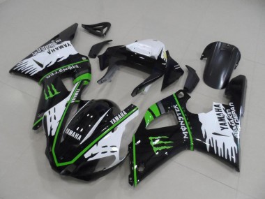 Buy 2000-2001 Black White Green Monster Yamaha YZF R1 Motorbike Fairing Canada