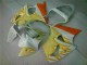 Buy 2000-2002 White Yellow Flame Kawasaki ZX6R Bike Fairings Canada Buy 2000-2002 White Yellow Flame Kawasaki ZX6R Bike Fairings Canada