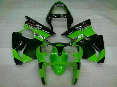 Buy 2000-2002 Green Kawasaki ZX6R Motorbike Fairing Kits Canada